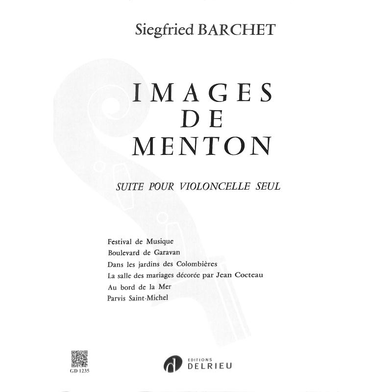 Titelbild für DELRIEU 1235 - IMAGES DE MENTON
