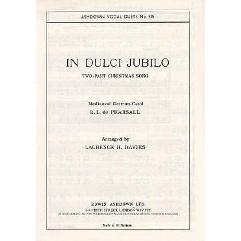 Titelbild für MSEA 16579 - IN DULCI JUBILO