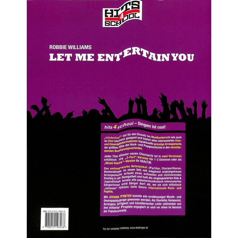 Notenbild für DO 45963 - LET ME ENTERTAIN YOU