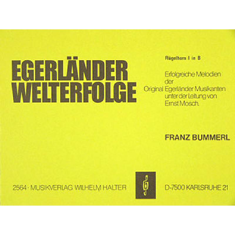 Titelbild für HAL 2564-FLHRN1 - EGERLAENDER WELTERFOLGE