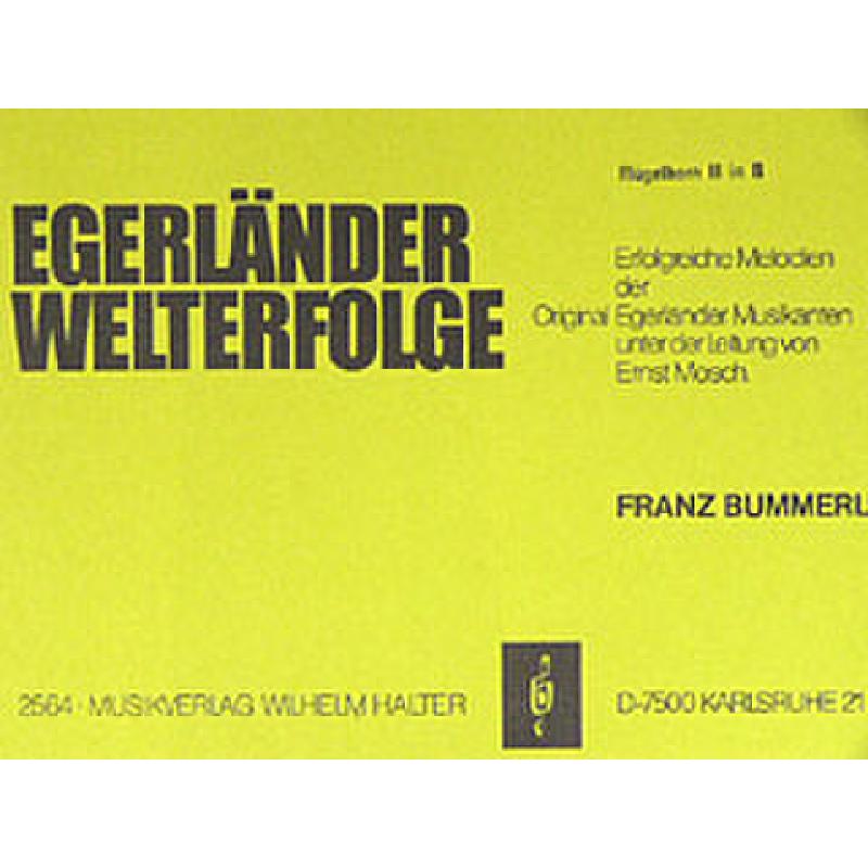 Titelbild für HAL 2564-FLHRN2 - EGERLAENDER WELTERFOLGE