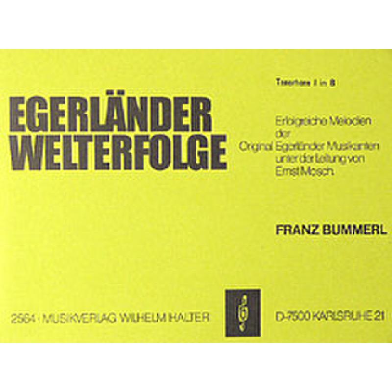 Titelbild für HAL 2564-THRN1 - EGERLAENDER WELTERFOLGE