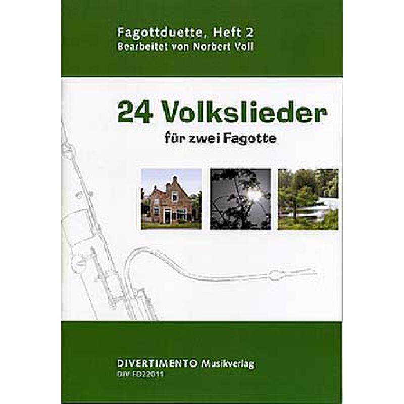 Titelbild für DIV -FD22011 - 24 VOLKSLIEDER