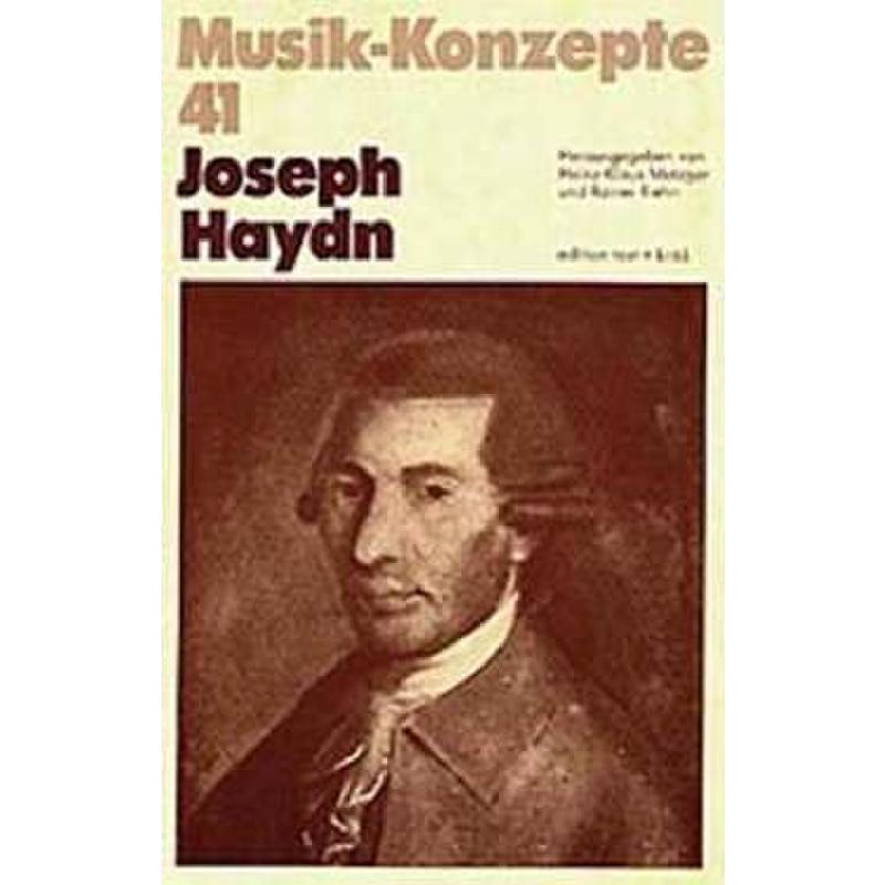 Titelbild für 978-3-88377-186-1 - MUSIK KONZEPTE 41 - JOSEPH HAYDN