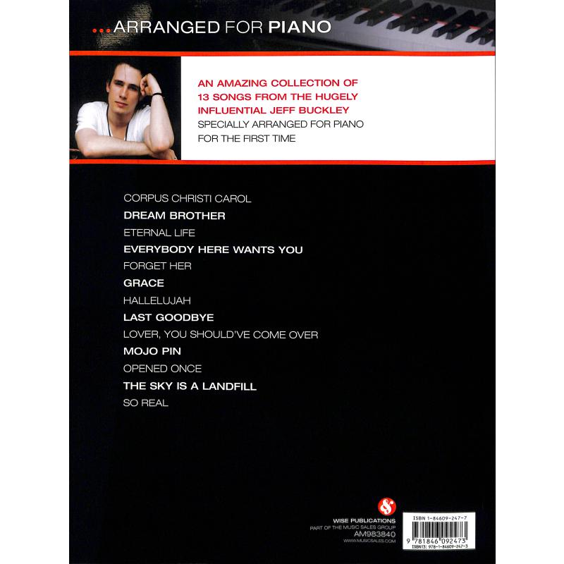 Notenbild für MSAM 983840 - ARRANGED FOR PIANO
