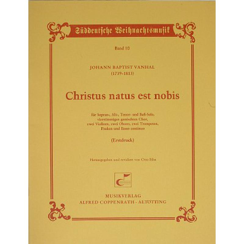Titelbild für COPP 12010-01 - CHRISTUS NATUS EST NOBIS