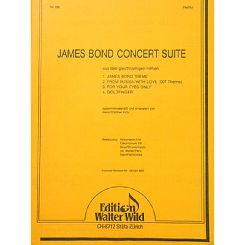 Titelbild für WILD 188-00 - JAMES BOND CONCERT SUITE