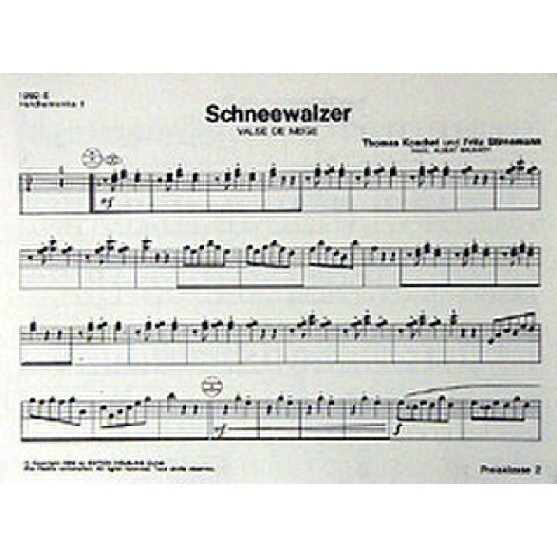 Titelbild für HELBLING .1992H-2 - SCHNEEWALZER OP 71