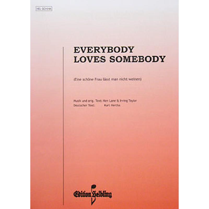 Titelbild für HELBLING GCH14A - EVERYBODY LOVES SOMEBODY