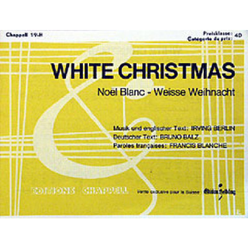 Titelbild für HELBLING GCH19H - WHITE CHRISTMAS - WEISSE WEIHNACHTEN