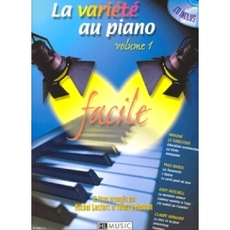 Titelbild für LEMOINE 27938 - LA VARIETE AU PIANO 1