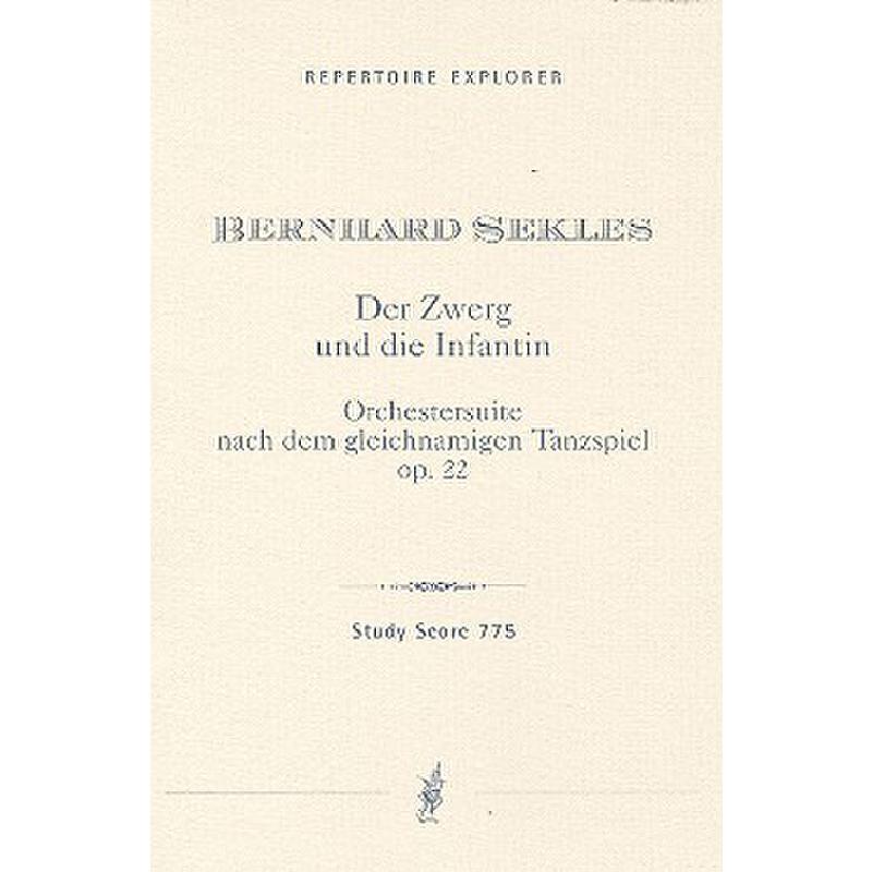 Titelbild für MPH 775 - DER ZWERG UND DIE INFANTIN OP 22