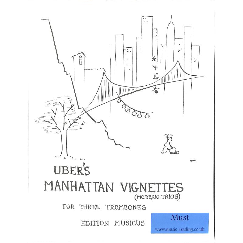 Titelbild für MUSICUS 17576-10 - MANHATTAN VIGNETTES - MODERN TRIOS