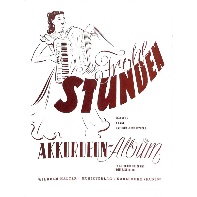 Titelbild für HAL 596 - FROEHLICHE STUNDEN