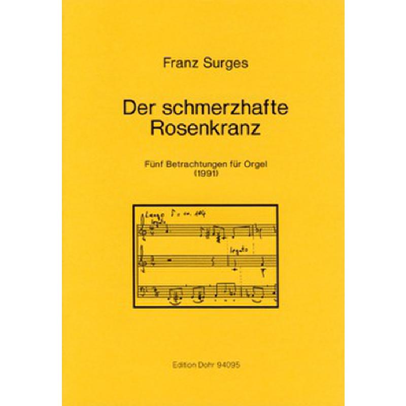 Titelbild für DOHR 94095 - DER SCHMERZHAFTE ROSENKRANZ