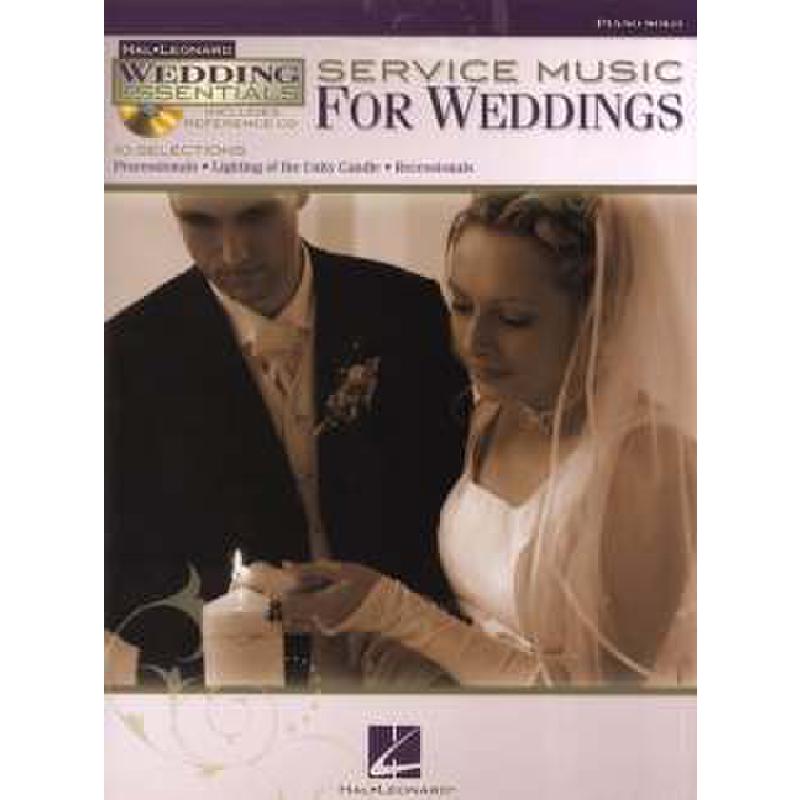 Titelbild für HL 311944 - SERVICE MUSIC FOR WEDDINGS