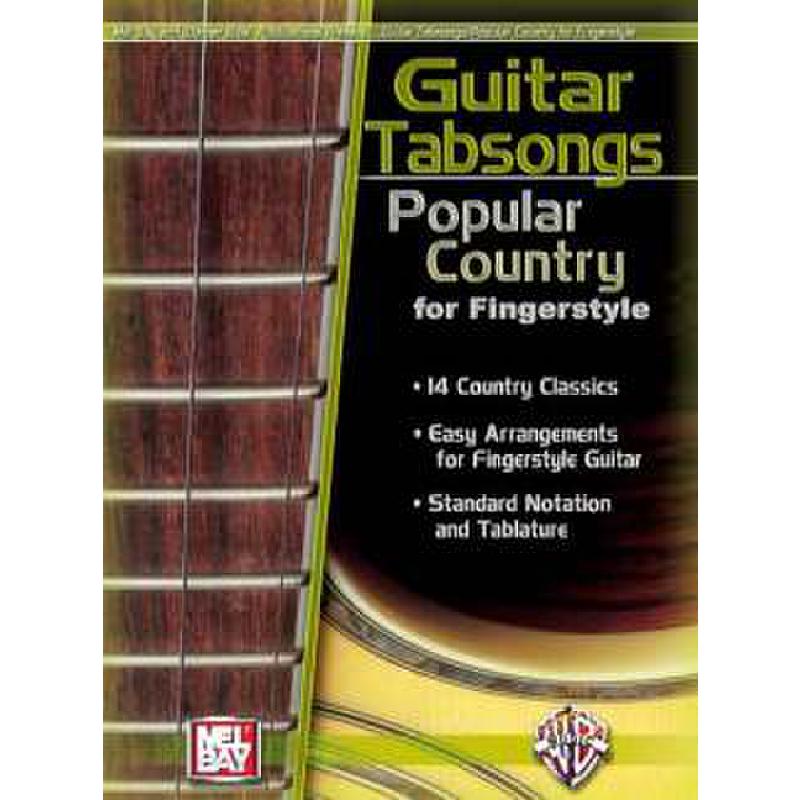 Titelbild für MB -WMB008 - GUITAR TABSONGS POPULAR COUNTRY FOR FINGERSTYLE