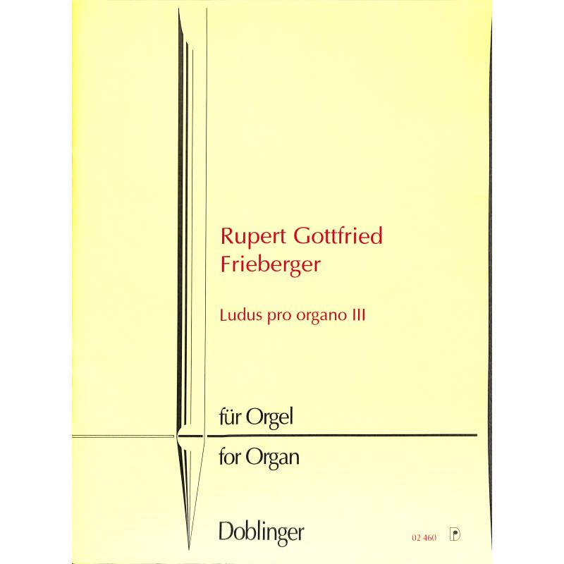 Titelbild für DO 02460 - LUDUS PRO ORGANO 3