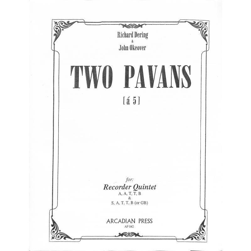 Titelbild für ARCADIAN 42 - 2 PAVANS A 5
