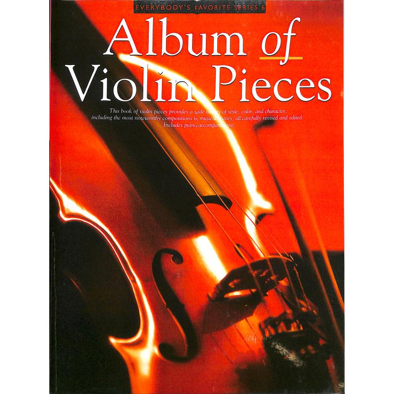 Titelbild für MSAM 40056 - ALBUM OF VIOLIN PIECES