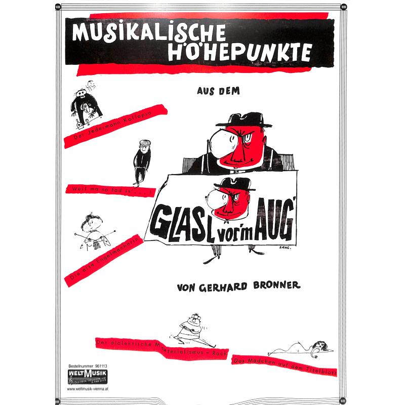 Titelbild für WM 961113 - GLASL VOR'M AUG' - MUSIKALISCHE HOEHEPUNKTE