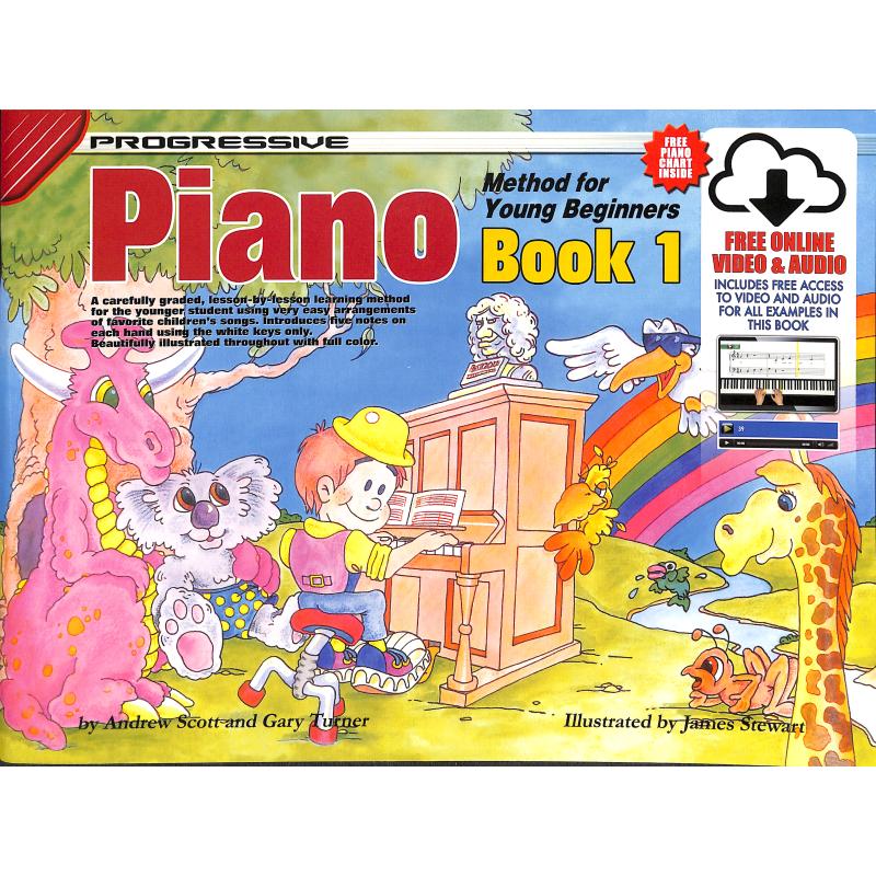 Titelbild für KOALA -CP-18326 - PROGRESSIVE PIANO METHOD FOR YOUNG BEGINNERS 1