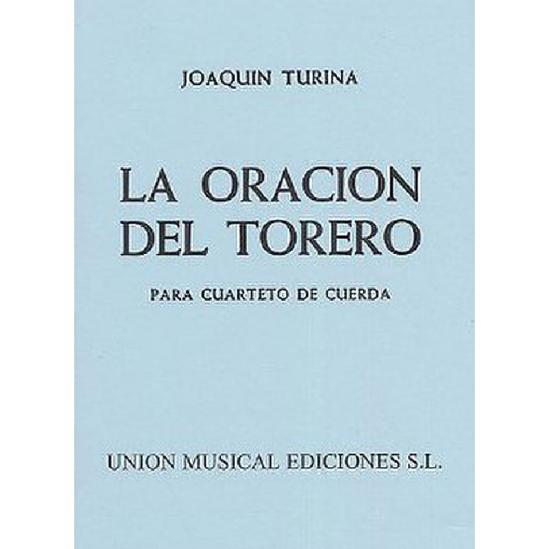 Titelbild für UME 15634 - LA ORACION DEL TORERO