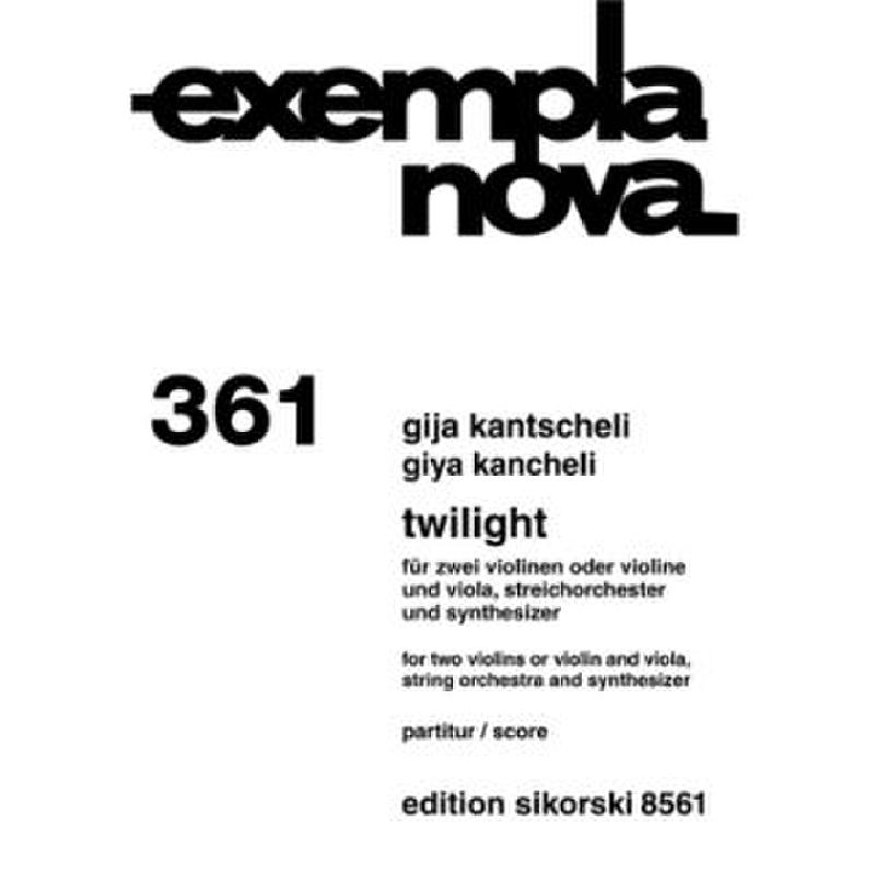 Titelbild für SIK 8561 - TWILIGHT