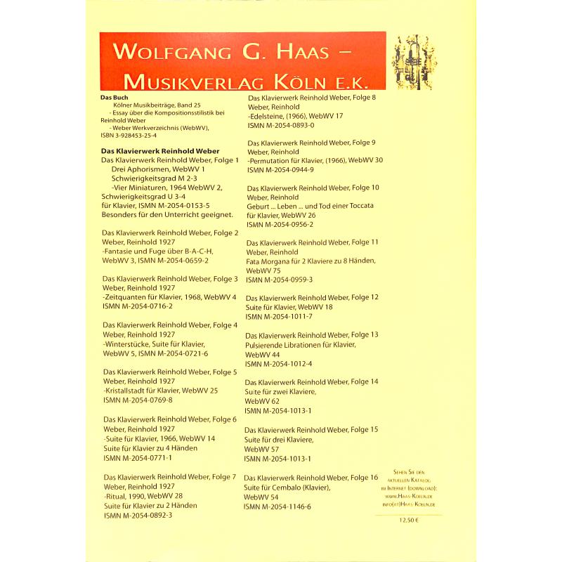 Notenbild für HAAS 1147-3 - INTRODUKTION UND SEKTIONEN WEBWV 55 (1985)