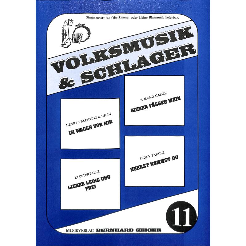 Titelbild für GEIGER -VS11 - VOLKSMUSIK + SCHLAGER 11