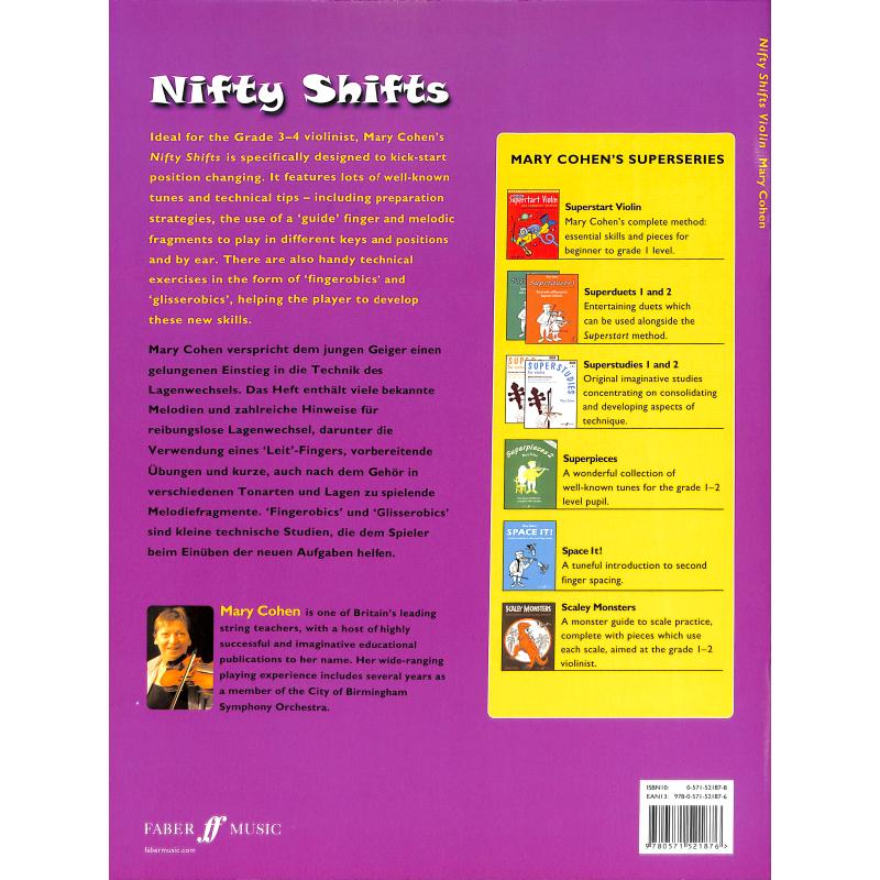 Notenbild für ISBN 0-571-52187-8 - NIFTY SHIFTS
