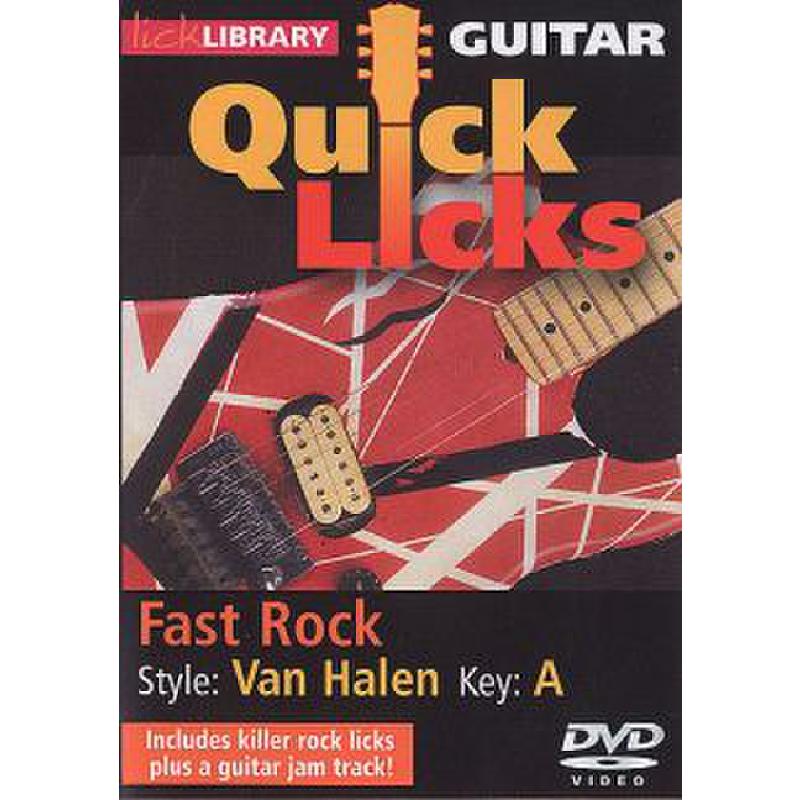 Titelbild für RDR 0247 - GUITAR QUICK LICKS - FAST ROCK