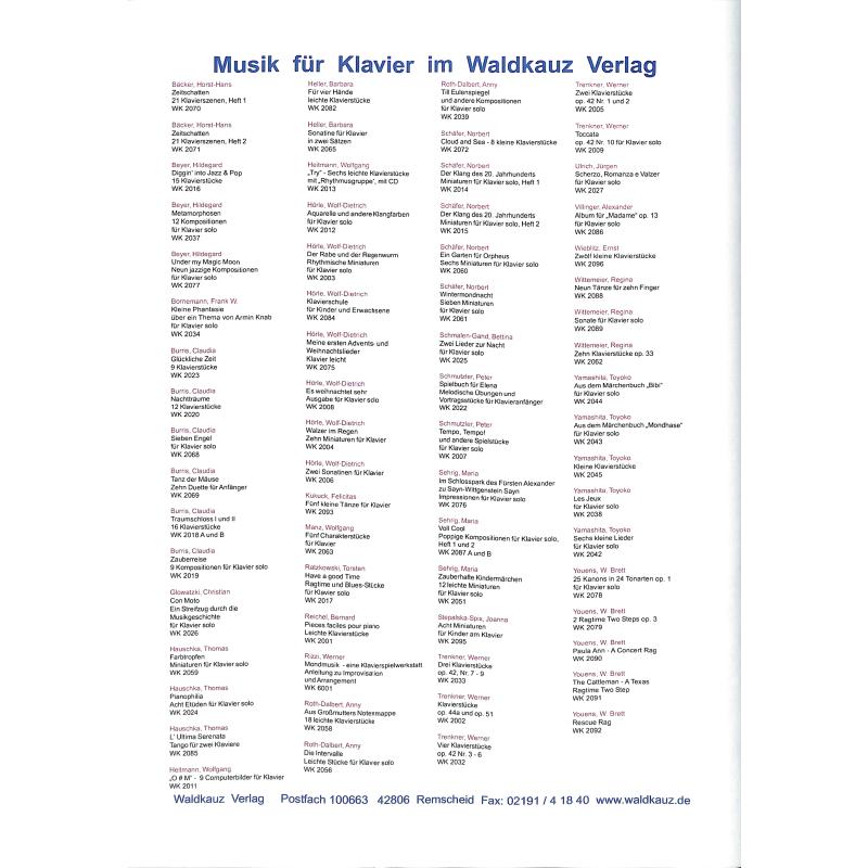 Notenbild für WK 2111 - WALZER F-DUR