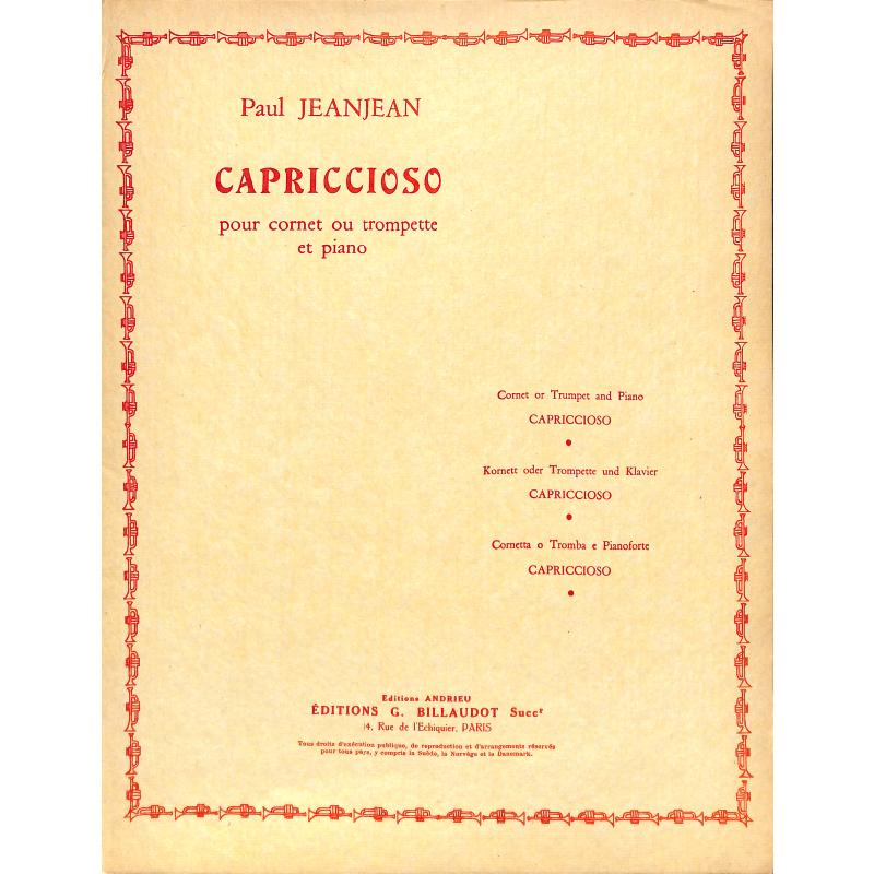 Titelbild für BILL -LA27 - CAPRICCIOSO
