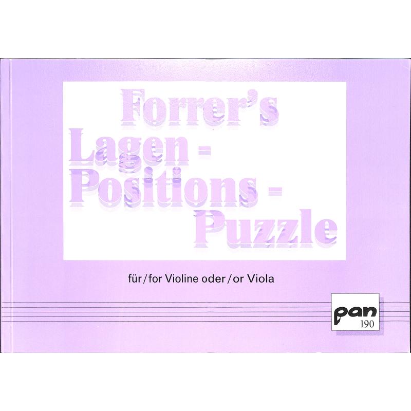 Titelbild für PAN 190 - FORRERS LAGEN PUZZLE