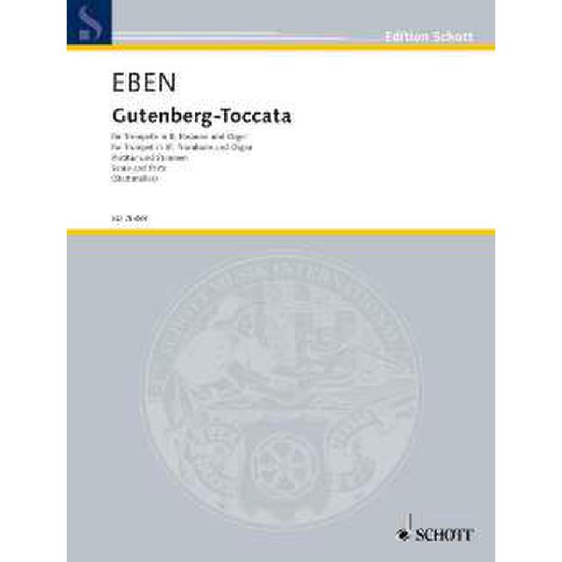 Titelbild für ED 20389 - GUTENBERG TOCCATA (2000)