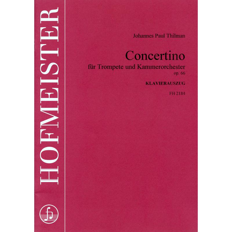 Titelbild für FH 2184 - CONCERTINO OP 66 - TRP ORCH