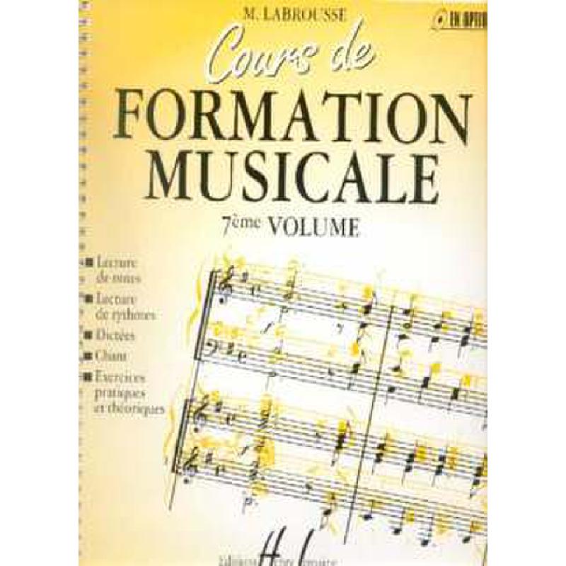 Titelbild für LEMOINE 26813 - COURS DE FORMATION MUSICALE 7