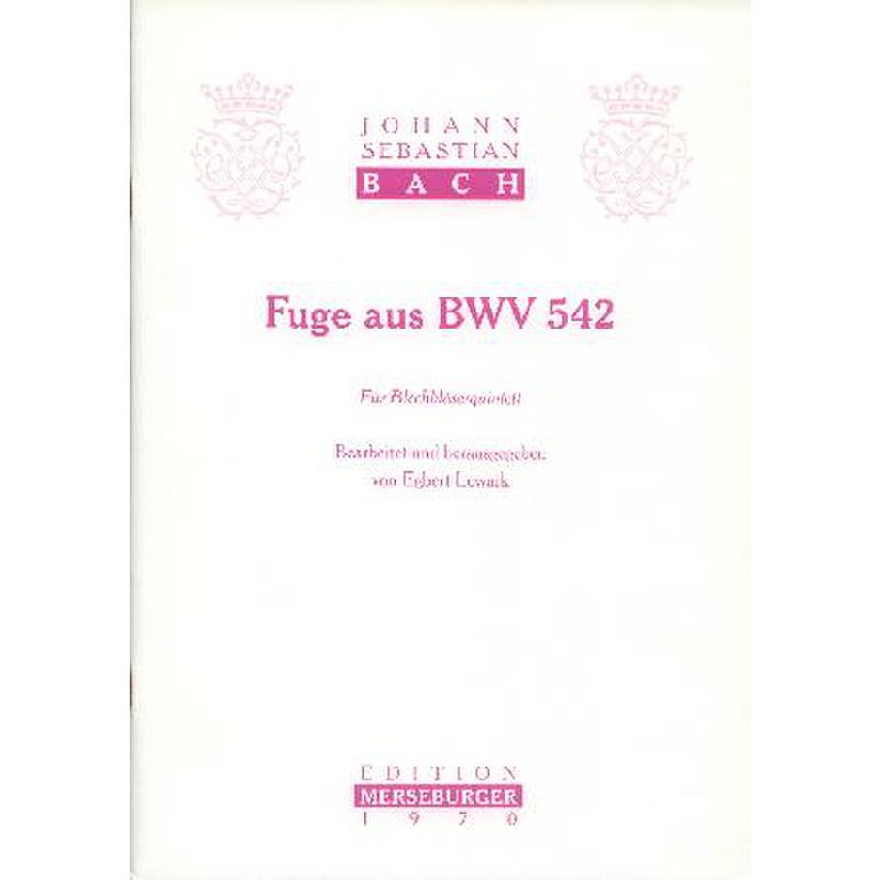 Titelbild für MERS 1970 - FUGE AUS BWV 542