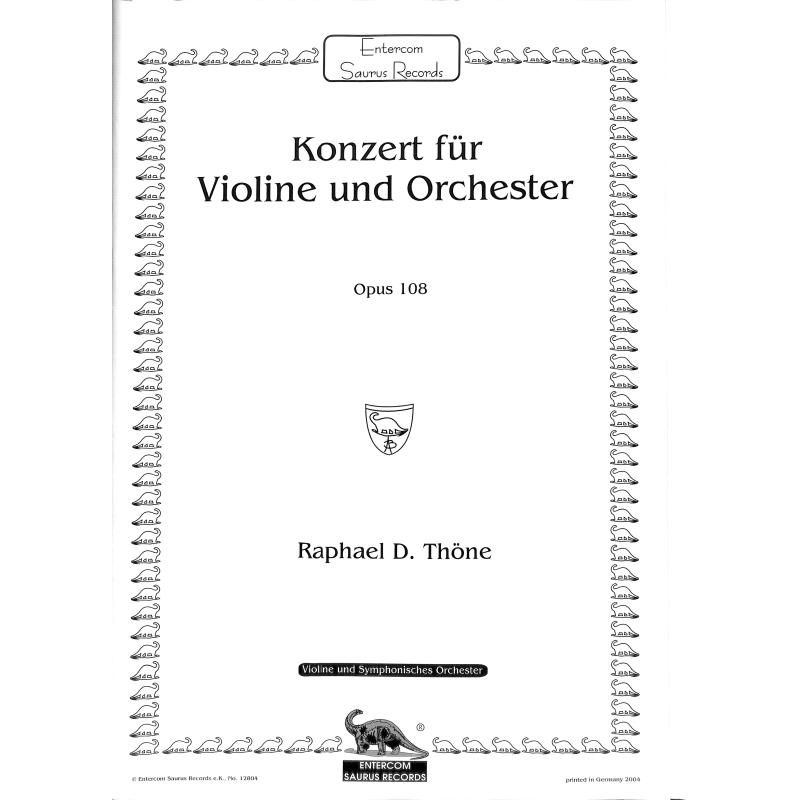 Titelbild für ESR 12804 - KONZERT OP 108