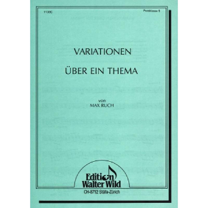 Titelbild für WILD 1133C - VARIATIONEN UEBER EIN THEMA