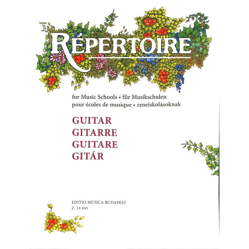 Titelbild für EMB 14445 - REPERTOIRE GITARRE FUER MUSIKSCHULEN
