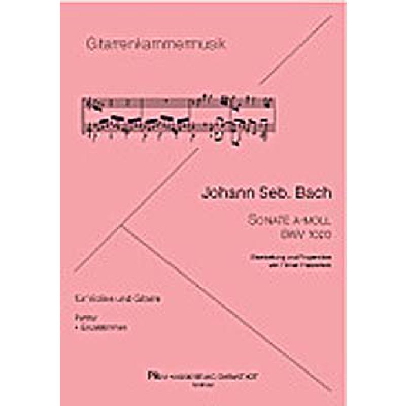 Titelbild für PRIM 98002 - SONATE A-MOLL BWV 1020