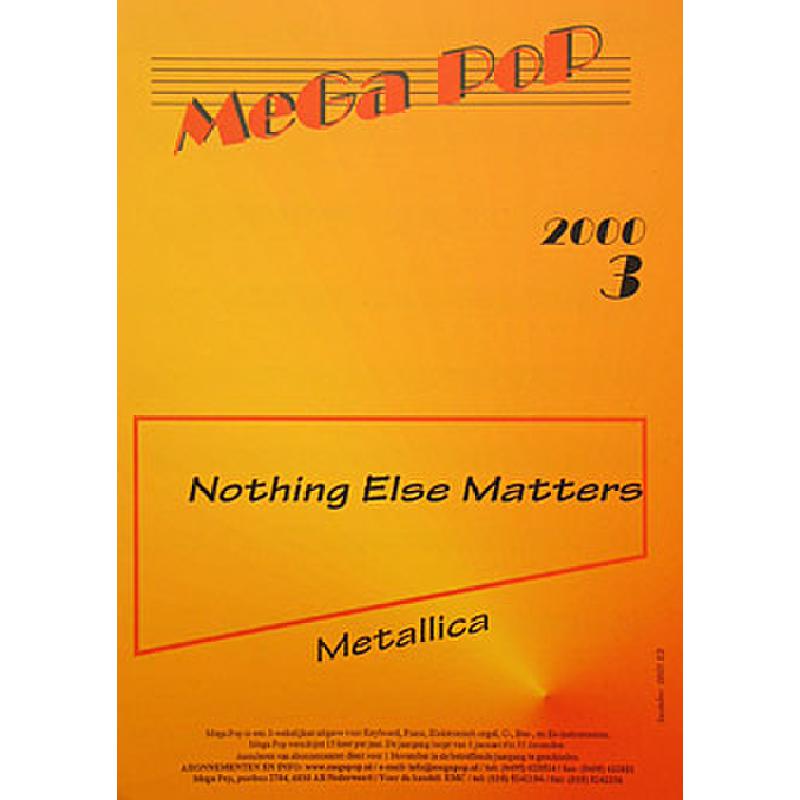 Titelbild für MDFK 2000-3KB - Nothing else matters