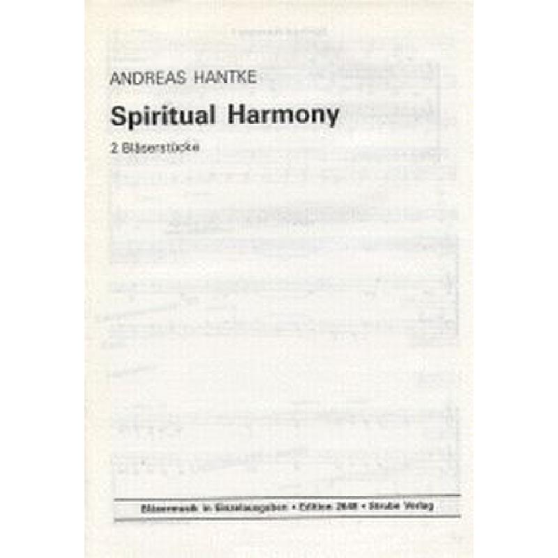 Titelbild für VS 2648 - SPIRITUAL HARMONY - 2 BLAESERSTUECKE