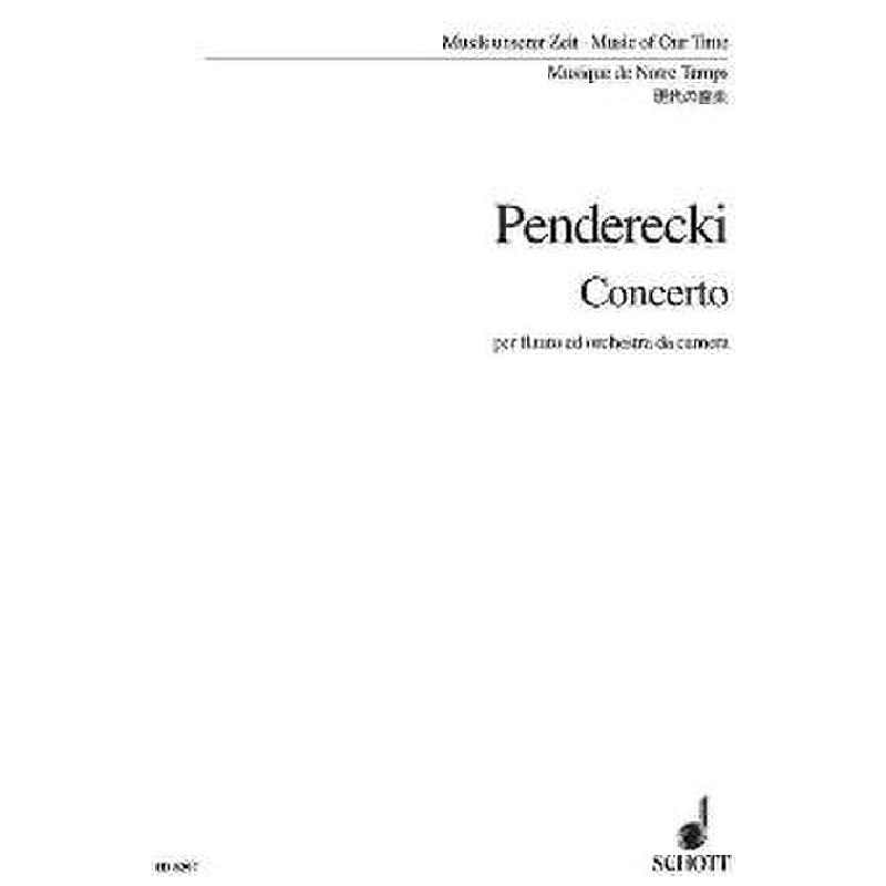 Titelbild für ED 8297 - CONCERTO PER FLAUTO ED ORCHESTRA DA CAMERA  FL ORCH