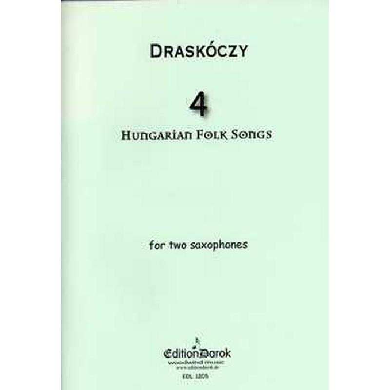 Titelbild für EDL 1205 - 4 HUNGARIAN FOLK SONGS
