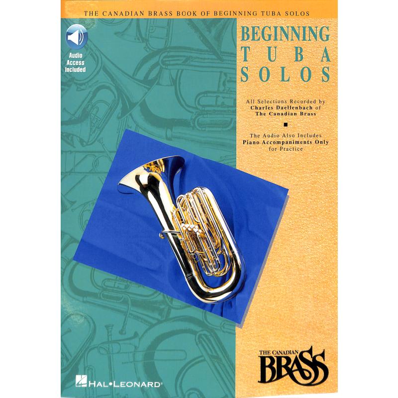 Titelbild für HL 841144 - BOOK OF BEGINNING TUBA SOLOS