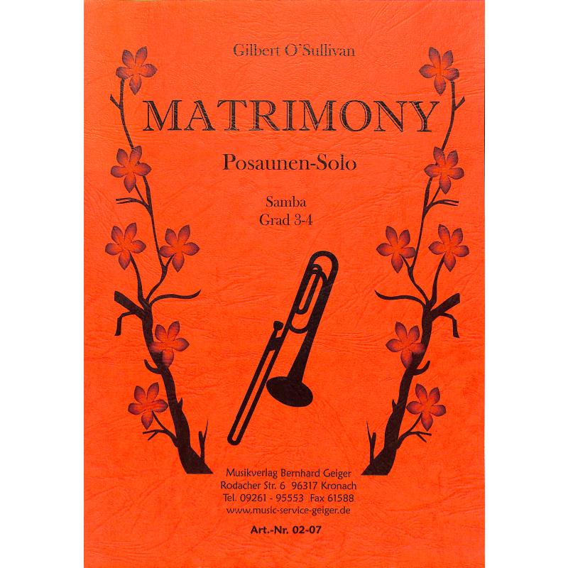 Titelbild für GEIGER 02-07 - MATRIMONY