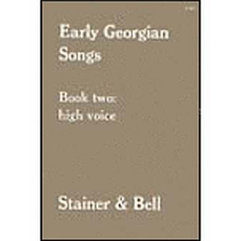 Titelbild für STAINER -B460 - EARLY GEORGIAN SONGS 2